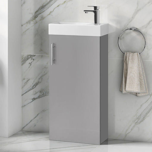 Grey Cloakroom vanity unit