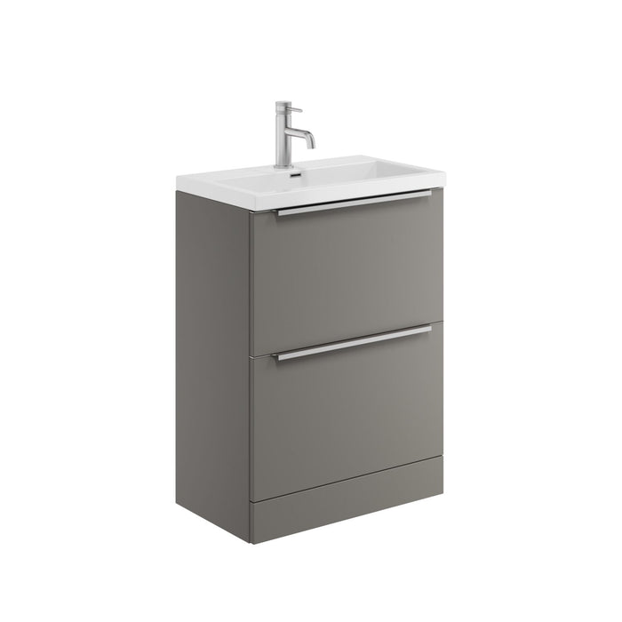 Dax 600mm Grey Floor Standing Bathroom Unit