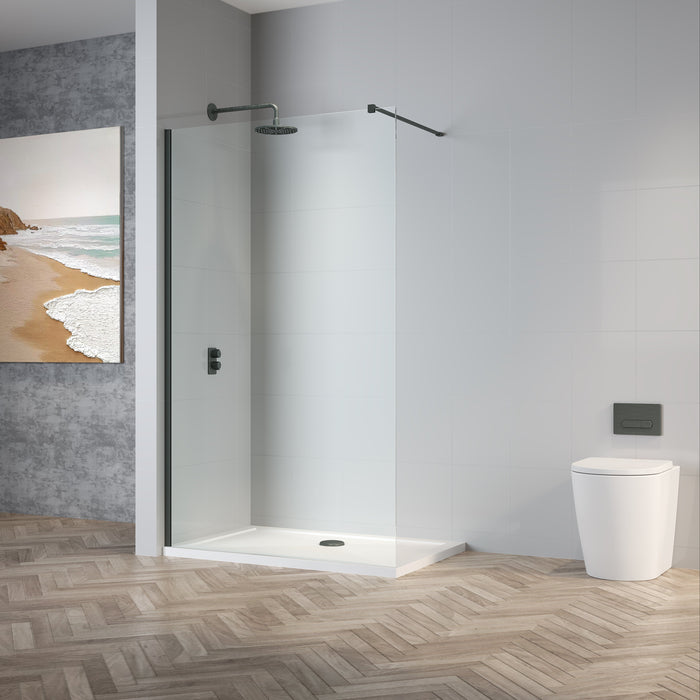 Gun Metal Wet Room Screen