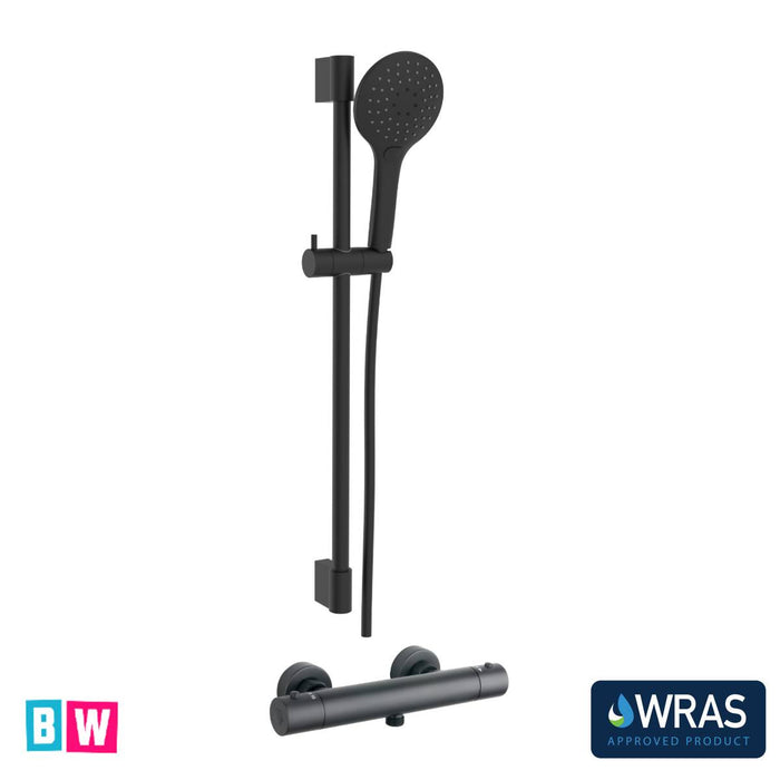 Black t bar and rail set