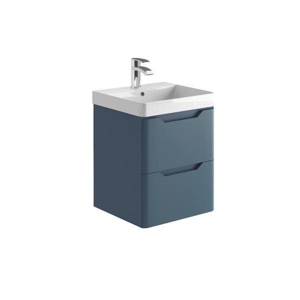 Biarritz 500mm Wall Hung Unit & Basin - Bathroom Warehouse