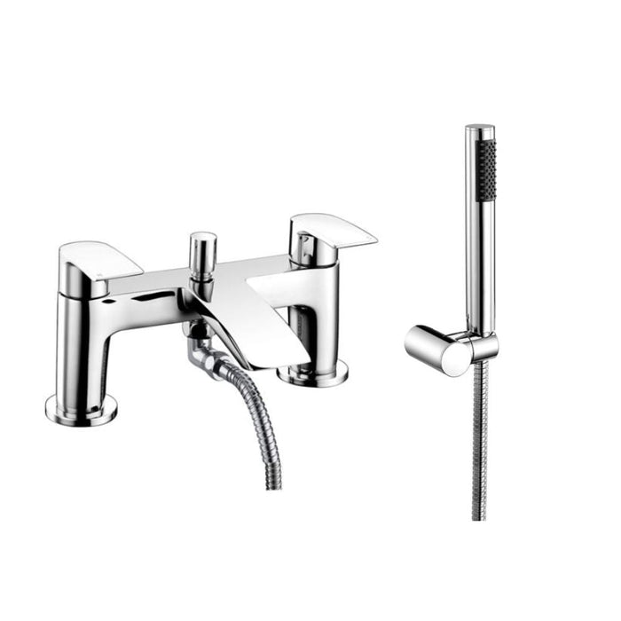 Corbi Chrome Bath Shower Mixer - Bathroom Warehouse