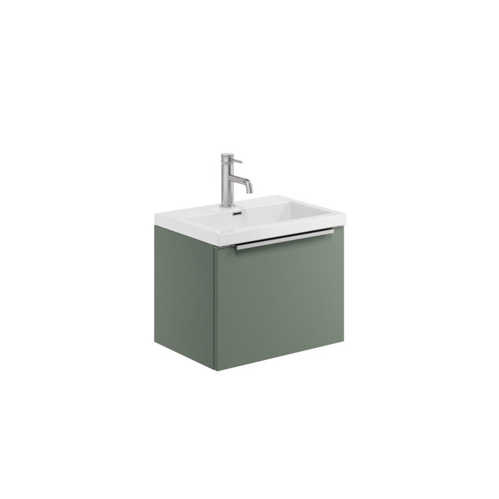 Dax 500mm Green Wall - Hung Bathroom Cabinet - Bathroom Warehouse