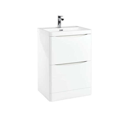 Rimini 600mm 2 Drawer Floor Unit - Bathroom Warehouse