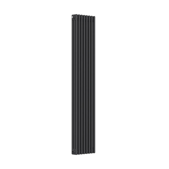 Traditional 2 Column Vertical Radiator Anthracite - Bathroom Warehouse