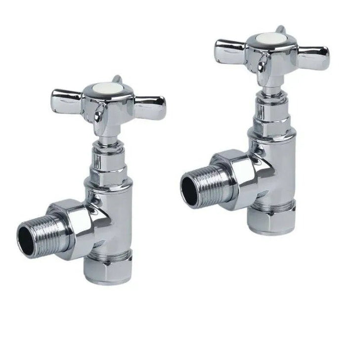Traditional Rad Valves Angled - Bathroom Warehouse
