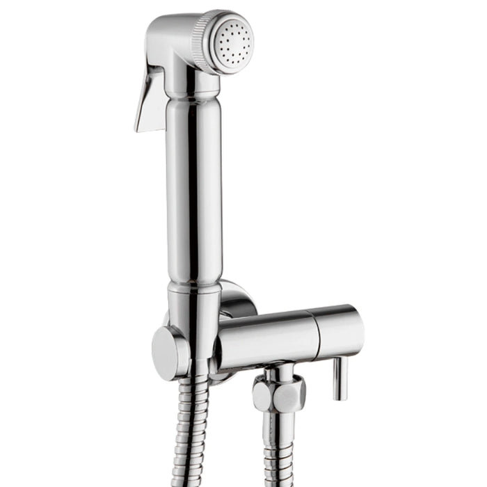 Round Douche Diverter Kit with 1.25m Hose - Chrome