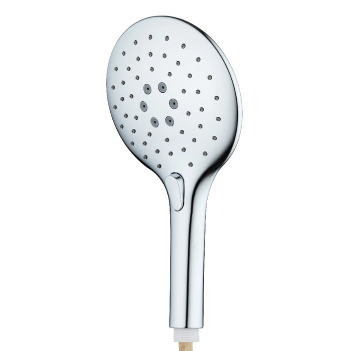 Premium Round Thermostatic T Bar Rainhead Shower Set - Chrome