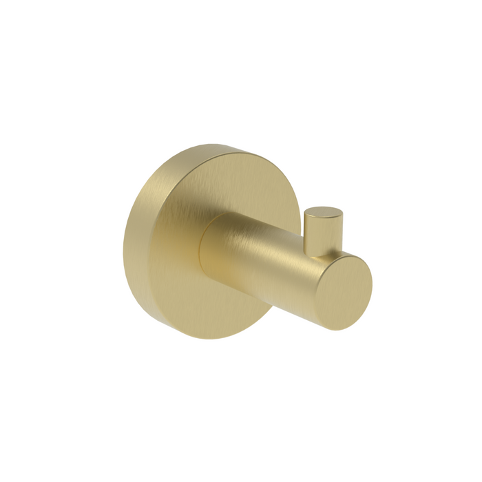 Round Robe Hook – Brushed Brass