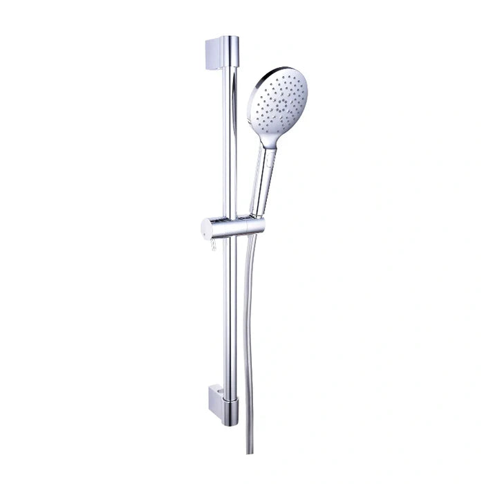 Premium Thermostatic T-Bar Shower with Rail, Hose and Handset - Chrome