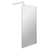 1000mm Chrome Wet Room Screen Enclosure - Bathroom Warehouse