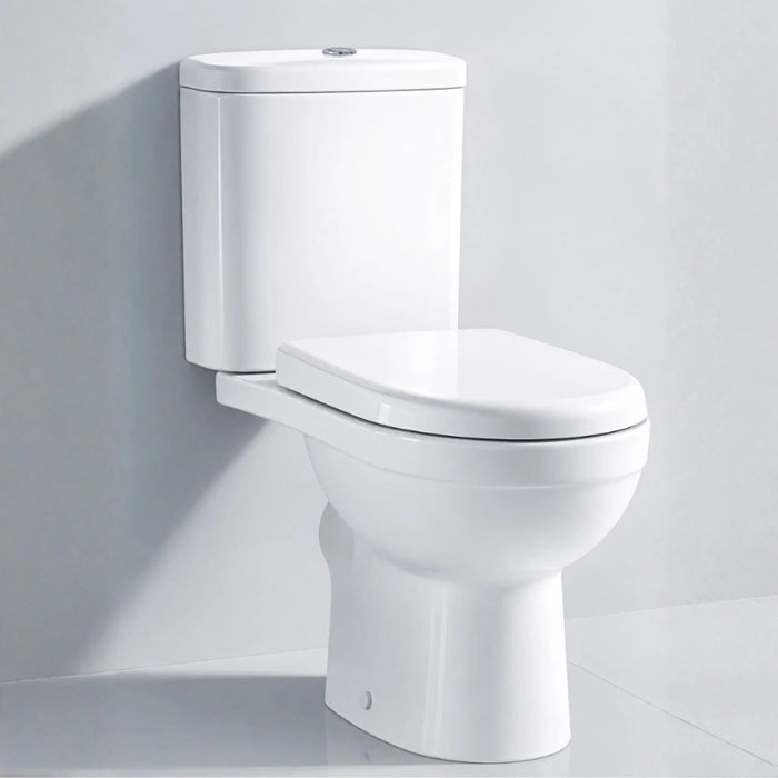 Flow Essential Closed Coupled Toilet Pack with Soft Close Seat