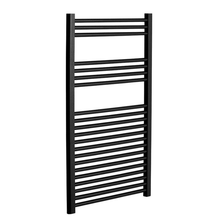 1200 x 600mm Black Towel Rail - Bathroom Warehouse