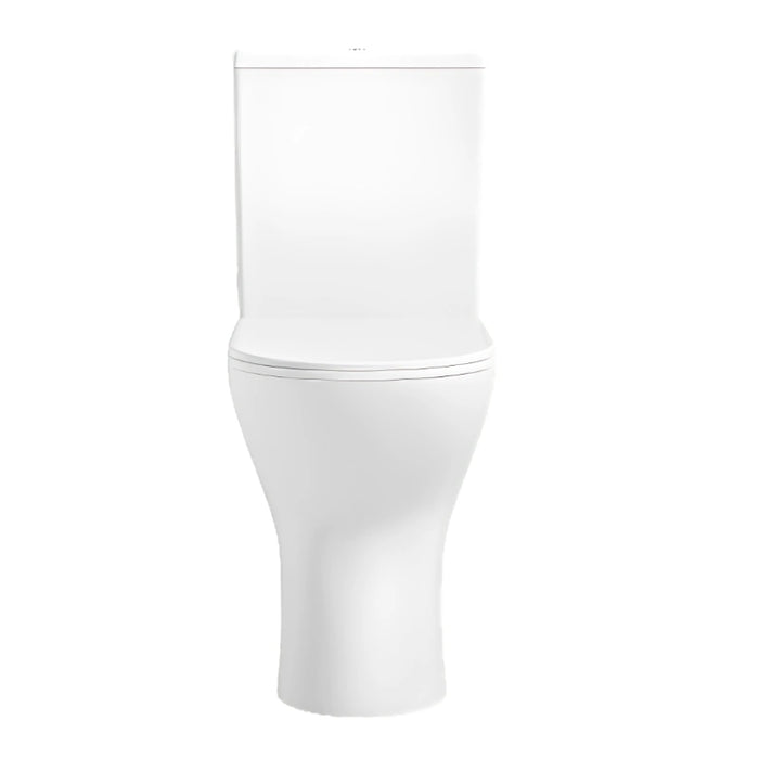 Azzuro Rimless Open Back Comfort Height Toilet - Close Coupled