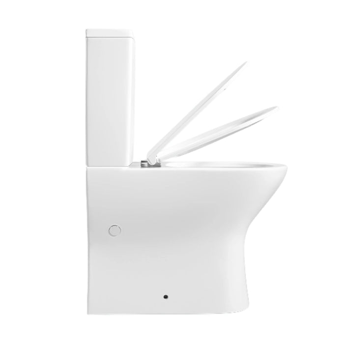 Azzuro Rimless Open Back Comfort Height Toilet - Close Coupled