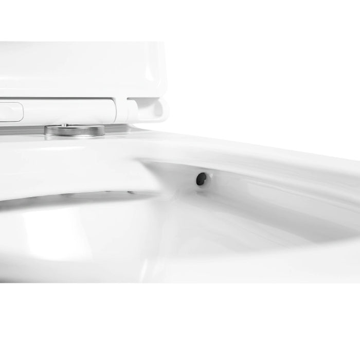 Azzuro Rimless Open Back Comfort Height Toilet - Close Coupled