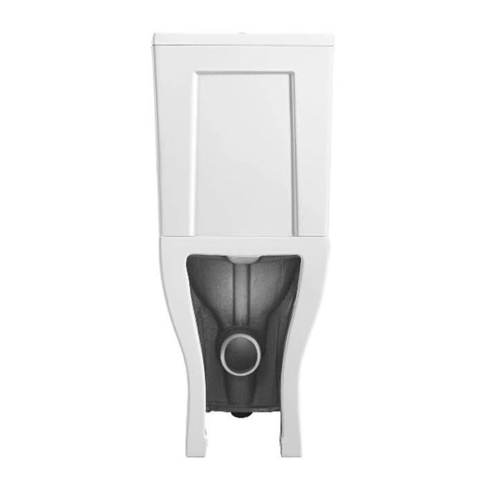 Azzuro Rimless Open Back Comfort Height Toilet - Close Coupled