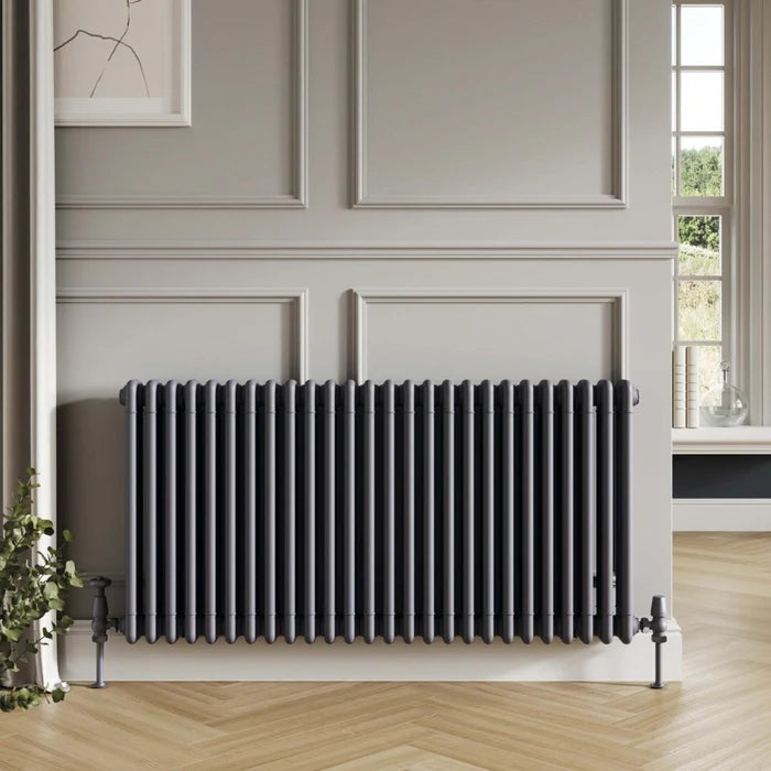 3 Column Horizontal Designer Radiator 600 x 1190mm - Anthracite