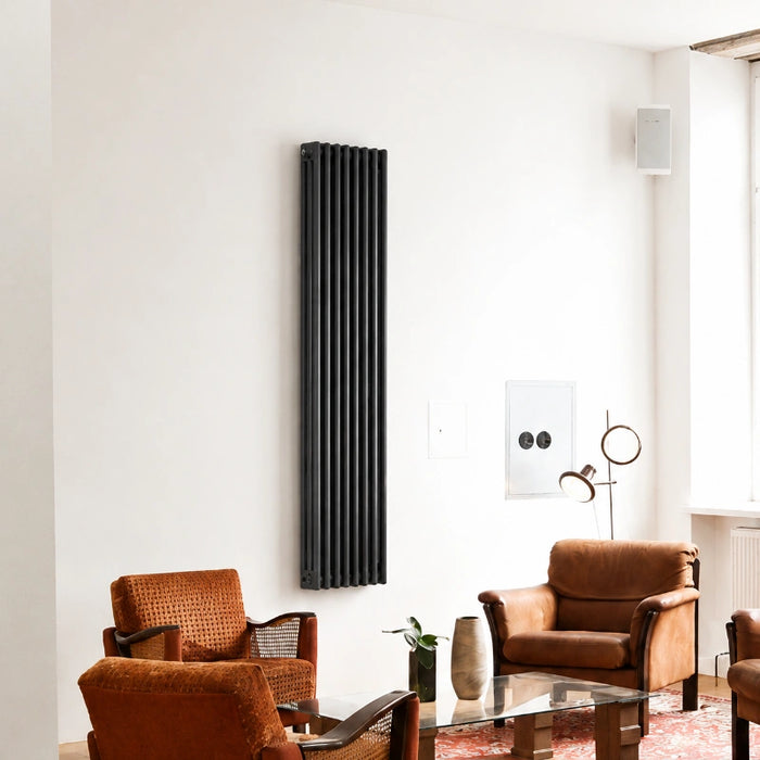 2 Column Vertical Radiator Anthracite 1800x470mm