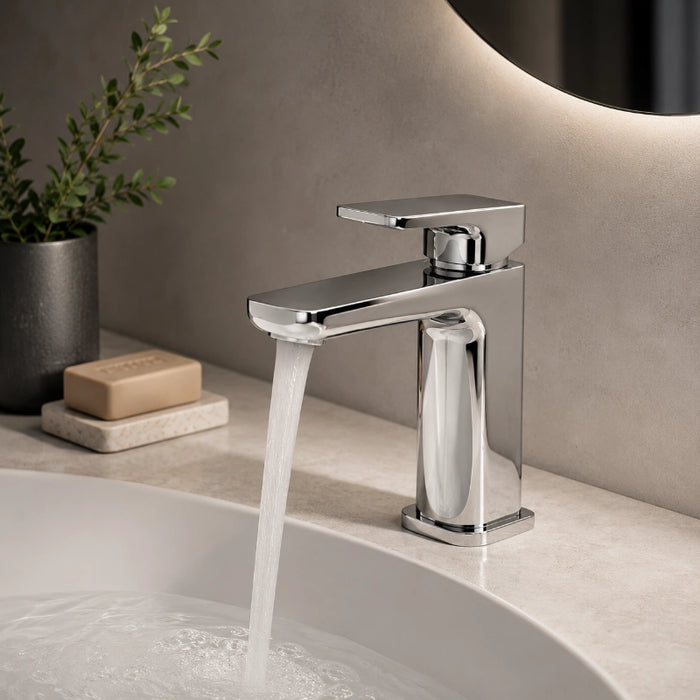Capri Mono Basin Mixer Tap & Waste - Chrome