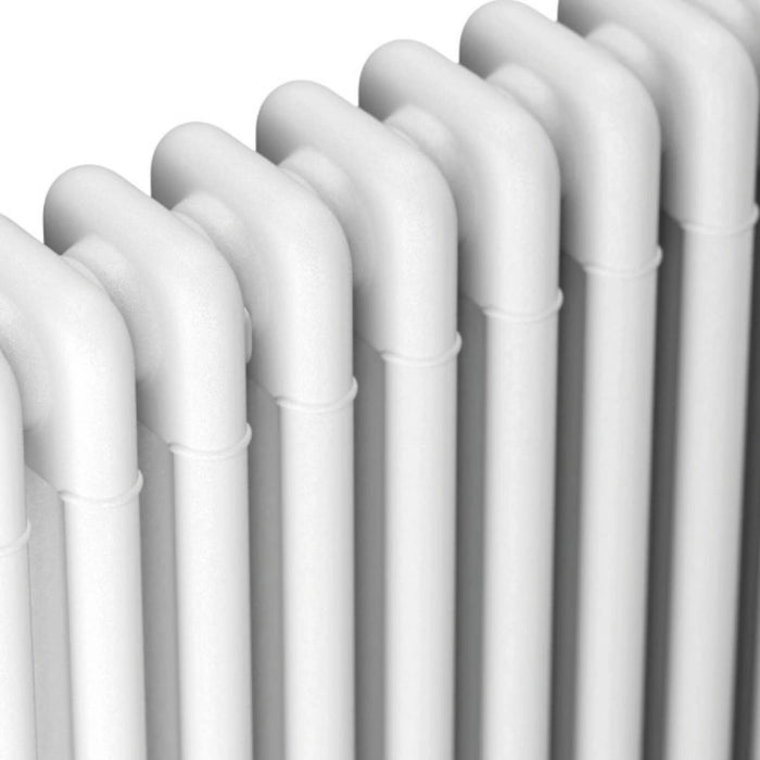 2 Column Horizontal Designer Radiator 600 x 650mm - White