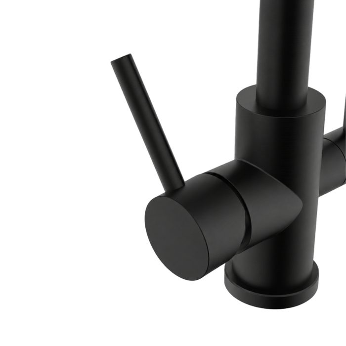 Triflow Round 3-in-1 Kitchen Tap - Black