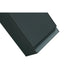 Smoked sage fluted vanity panel with angled side edge