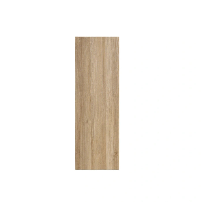 900mm Wall Mounted Tall Storage Cabinet - Country Oak
