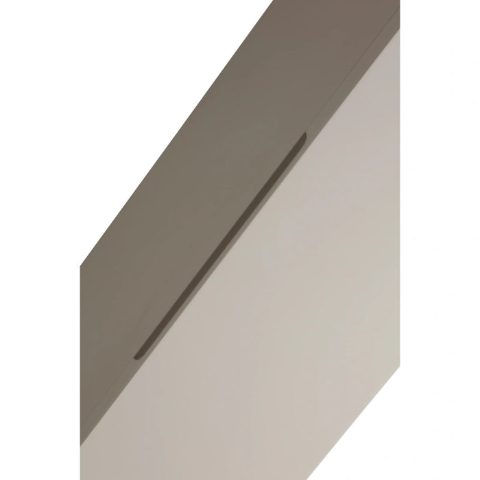 900mm Wall Mounted Tall Storage Cabinet - Soft Coffee