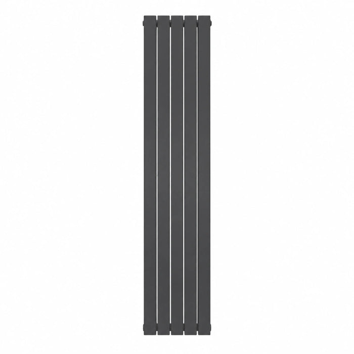Cadiz Flat Vertical Double Panel Radiator 1800 x 376mm - Anthracite