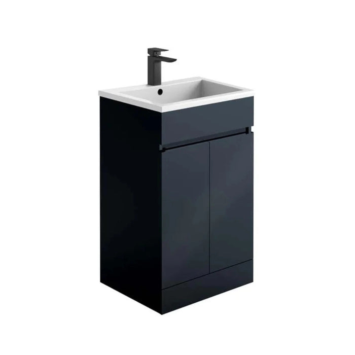 Catania 500mm Floor Standing Vanity Unit with Basin - Anthracite