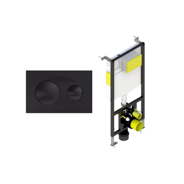 Wall Hung Toilet Frame & Dual Flush Plate