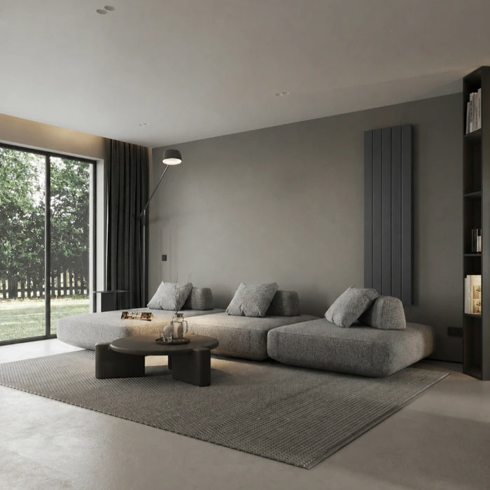 Cordoba Aluminium Anthracite Vertical Radiator 1800x565mm
