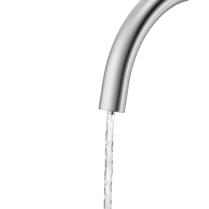 Triflow Round 3-in-1 Kitchen Tap - Brushed Steel