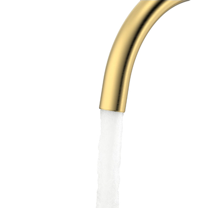 Triflow Round 3-in-1 Kitchen Tap - Brushed Brass