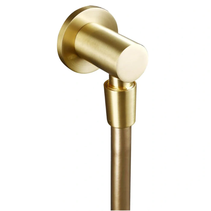 Round Wall Outlet Elbow - Chrome