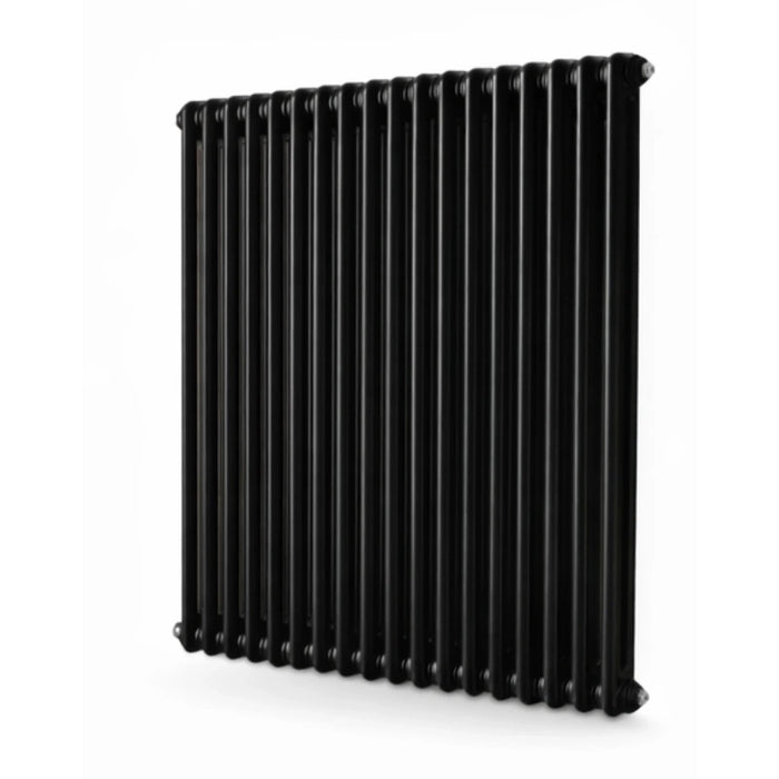 3 Column Horizontal Designer Radiaor 600 x 650mm - Black