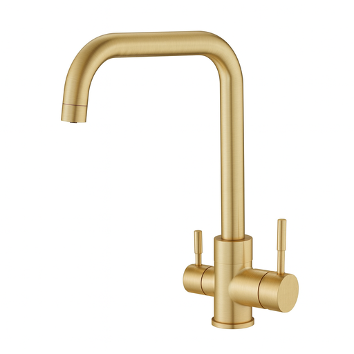 Brushed Brass Kitchen Filter Tap