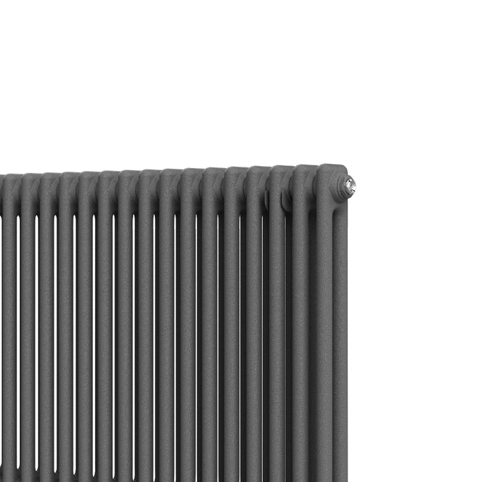 3 Column Horizontal Designer Radiator 600 x 1010mm - Anthracite