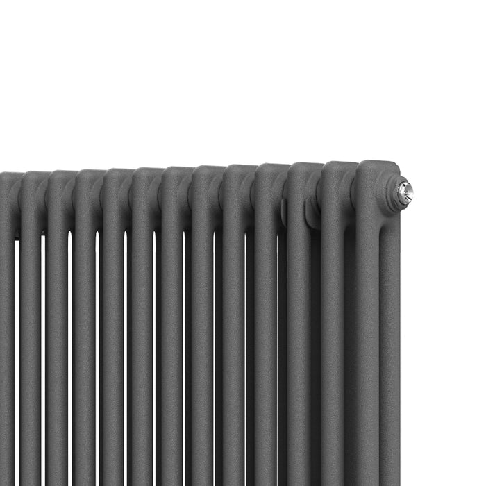 3 Column Horizontal Designer Radiator 600 x 1190mm - Anthracite
