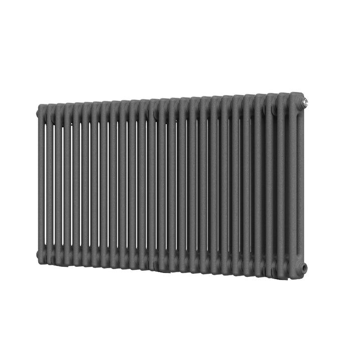 3 Column Horizontal Designer Radiator 600 x 1190mm - Anthracite