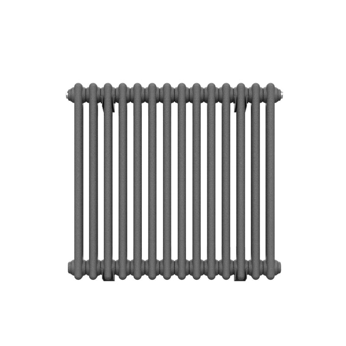 3 Column Horizontal Designer Radiator 600 x 650mm - Anthracite