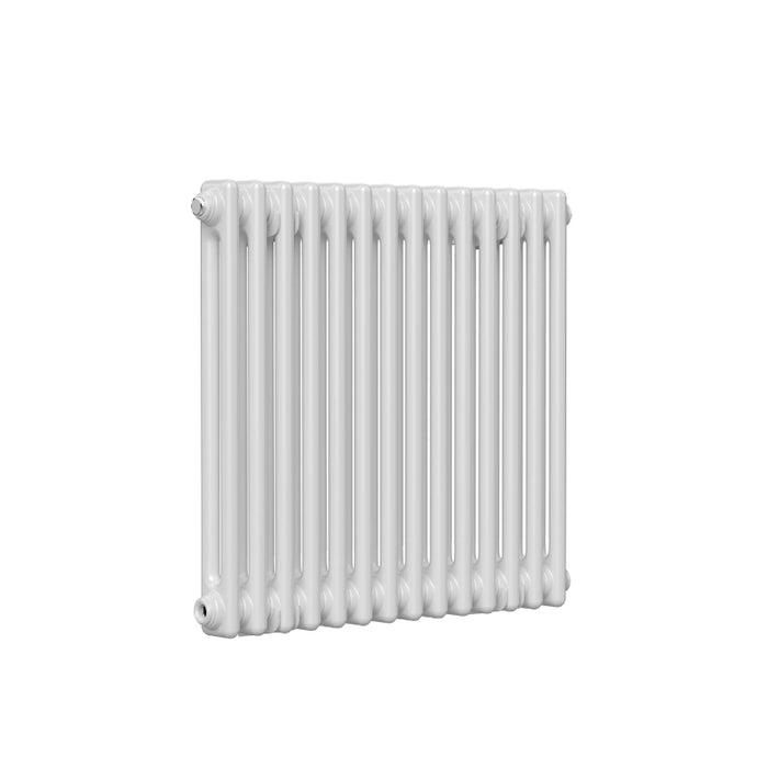 3 Column Horizontal Designer Radiator 600 x 650mm - White