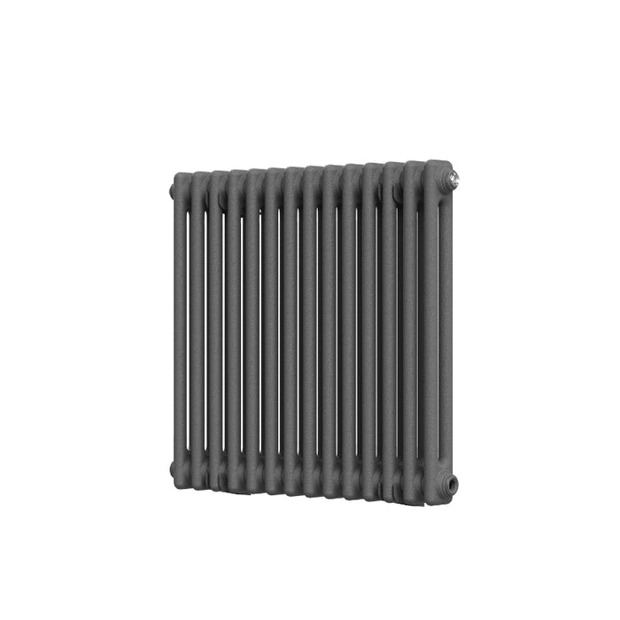 3 Column Horizontal Designer Radiator 600 x 650mm - Anthracite
