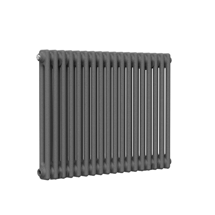 3 Column Horizontal Designer Radiator 600 x 830mm - Anthracite