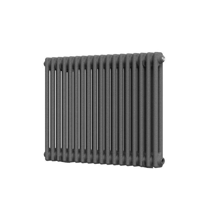 3 Column Horizontal Designer Radiator 600 x 830mm - Anthracite