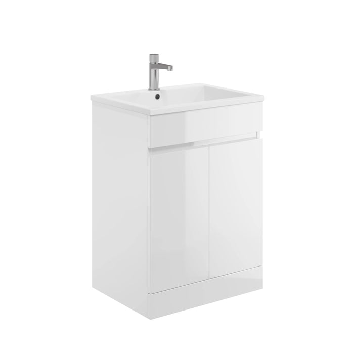 Catania 600mm Floor Standing Vanity Unit with Basin