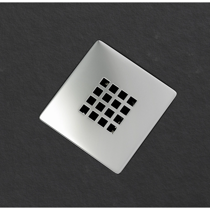 Andora Slate Rectangular Shower Tray 1100 x 900mm - Anthracite