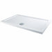 1200 x 900 mm Slimline Rectangle Shower Tray White - Bathroom Warehouse