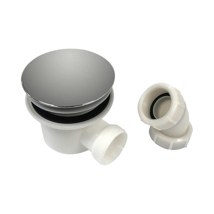 Shower Waste for Stone Resin Tray 90mm - Chrome